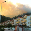 Marmaris'te korkutan yangın Marmaris'te korkutan yangın
