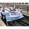 Kesk'ten Tren Garında 'Özelleştirme' Protestosu