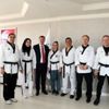 Taekwondoculardan Başkan Ercengiz e ziyaret Taekwondoculardan Başkan Ercengiz e ziyaret