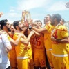 Şampiyon Göztepe kupasını kavuştu Şampiyon Göztepe kupasını kavuştu