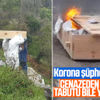 Korona şüphesi nedeniyle tabutu cenazeden sonra yakıldı