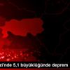 Ege Denizi nde 5,1 büyüklüğünde deprem