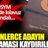 ﻿Yüz binlerce adayın sıralaması kaydırıldı