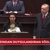 Cumhurbaşkanı Erdoğan'ın kürsüye davet ettiği şehit kızının sözleri ayakta alkışlandı