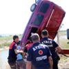 Araç kontrolden çıkarak sulama kanalına devrildi, 22 yaşındaki genç sürücü öldü