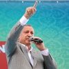 Erdoğan mitingde AKP sloganı attırdı