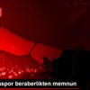 Menemenspor beraberlikten memnun Menemenspor beraberlikten memnun