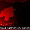 Sivas ta ÇEDAŞ ekiplerinin zorlu buz kırma mesaisi Sivas ta ÇEDAŞ ekiplerinin zorlu buz kırma mesaisi