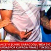 Sahaya çakı atan taraftar men edildi Sahaya çakı atan taraftar men edildi