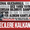 CHP Genel Başkanı Kemal Kılıçdaroğlu 104 emekli amiralin darbe imalı bildirisine destek verdi!