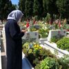 Edirnekapı Şehitliği nde buruk bayram arifesi