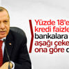 Cumhurbaşkanı Erdoğan'dan kredi faizleri açıklaması
