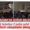 Adana'da hastane morgunda terörist tepkisi