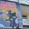 Hırsız Erdoğan pankartına beraat