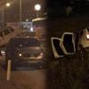 'Dur' ihtarına uymayan araç, polislere çarptı
