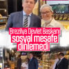 Koronaya rağmen pastaneye giden Bolsonaro'ya protesto Koronaya rağmen pastaneye giden Bolsonaro'ya protesto