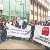 Diş doktoruna darp protesto edildi Diş doktoruna darp protesto edildi