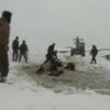 Rusya'da şoke eden görüntüler! Buz aniden kırılınca...