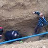 Malatya'da kanalizasyon çalışmasında göçük Malatya'da kanalizasyon çalışmasında göçük