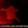 Başkentte kontrolden çıkan otomobil binaya çarptı Başkentte kontrolden çıkan otomobil binaya çarptı