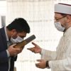 Diyanet İşleri Başkanı Erbaş'tan Barış Çakan'ın ailesine taziye ziyareti