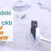 iPhone X kaynayan çamur testinde iPhone X kaynayan çamur testinde