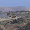 Türk tankını gören DAEŞ'liler böyle kaçtı Türk tankını gören DAEŞ'liler böyle kaçtı
