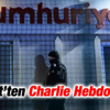 Cumhuriyet Gazetesi'ne polisten Charlie Hebdo ablukası Cumhuriyet Gazetesi'ne polisten Charlie Hebdo ablukası