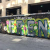 İstiklal Caddesi'ne #İyiKiVarsınEren grafitisi