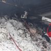 Aydın'da pamuk alım deposunda yangın çıktı Aydın'da pamuk alım deposunda yangın çıktı