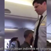 Müslümanlara uçakta yapılan ayrımcılık kamerada