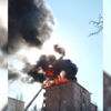 ﻿Eyüpsultan'da bir evin çatısı alev alev yandı