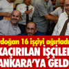 Cumhurbaşkanı Erdoğan, 16 İşçi Ve Ailelerini Ağırladı Cumhurbaşkanı Erdoğan, 16 İşçi Ve Ailelerini Ağırladı
