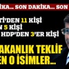 MHP ve HDP'den o isimlere bakanlık teklif edildi!