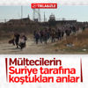 Suriyelilerin sınır kapısındaki bayram geçişinde izdiham