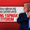 Trump, cumartesi ve pazar günü miting yapmak istediğini söyledi