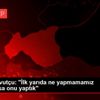 Tayfur Havutçu: "İlk yarıda ne yapmamamız gerekiyorsa ...