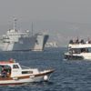 Rus savaş gemisi boğazdan geçiş yaptı