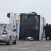 Kayseri'de yolcu otobüsü devrildi
