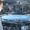 Kiraladıkları otomobil yanarak kullanılamaz hale geldi Kiraladıkları otomobil yanarak kullanılamaz hale geldi
