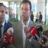 Mecidiyeköy Meydanı'nın açılışında konuşan İmamoğlu, basın mensuplarının sorularını yanıtladı