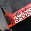 Şili'de 'sosyal patlamanın' yıl dönümünde kilise yaktılar