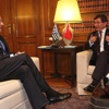 Başbakan Davutoğlu Samaras`la görüştü Başbakan Davutoğlu Samaras`la görüştü