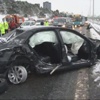 Kar temizlik ekibine otomobil çarptı: 3 ölü