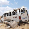 Şanlıurfa'da minibüs devrildi: 13 yaralı Şanlıurfa'da minibüs devrildi: 13 yaralı