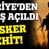 Hatay'dan acı haber! 1 şehit