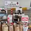 Bağ evinde kaçak sigara imalathanesi Bağ evinde kaçak sigara imalathanesi