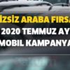 Faizsiz araba fırsatı! 2020 Temmuz ayı otomobil kampanyaları 0.49-0.69-0.87-0.88 faiz oranı ile taşıt kredisi alma şartları