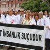 Doktorlardan iş bırakma eylemi