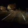 Artvin-Ardahan karayolunda heyelan